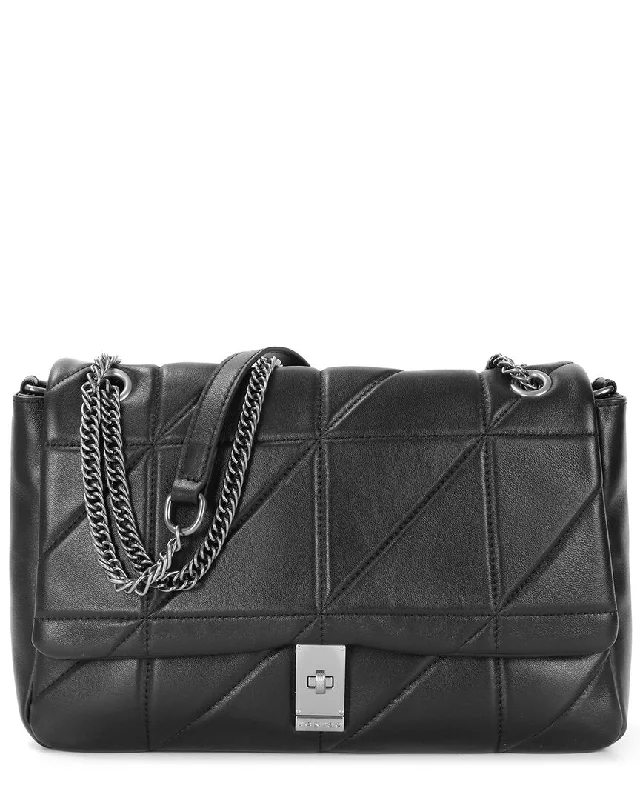 Tiffany & Fred Paris Quilted Leather Shoulder Bag