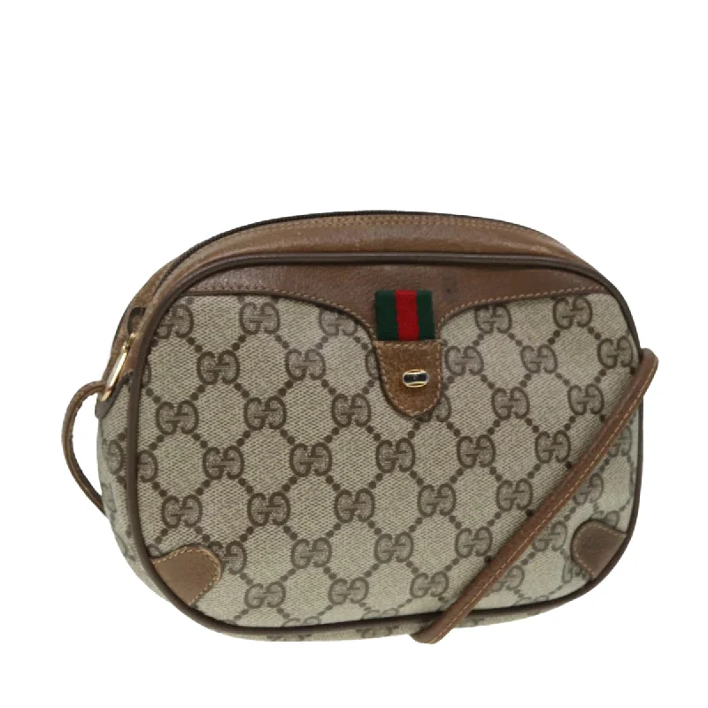 Gucci Gg Supreme  Canvas Shoulder Bag (Pre-Owned)