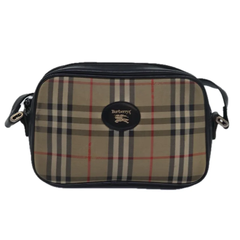 Burberry Nova Check  Canvas Shoulder Bag (Pre-Owned)