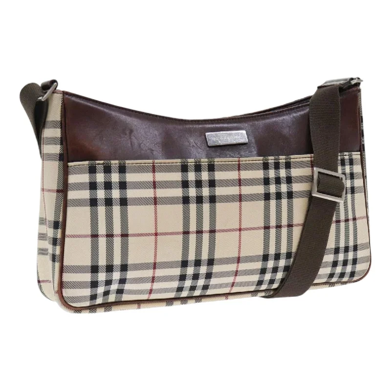 Burberry Nova Check  Synthetic Shoulder Bag (Pre-Owned)