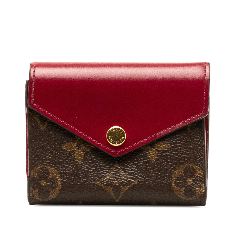 Brown Louis Vuitton Monogram Zoe Wallet