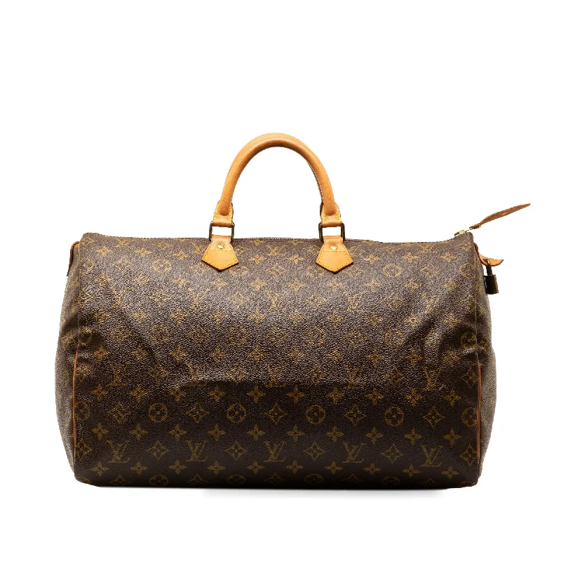 Brown Louis Vuitton Monogram Speedy 40 Boston Bag