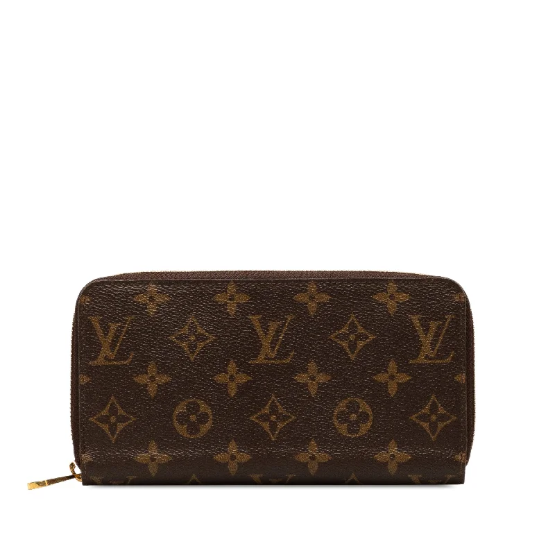 Brown Louis Vuitton Monogram Zippy Wallet