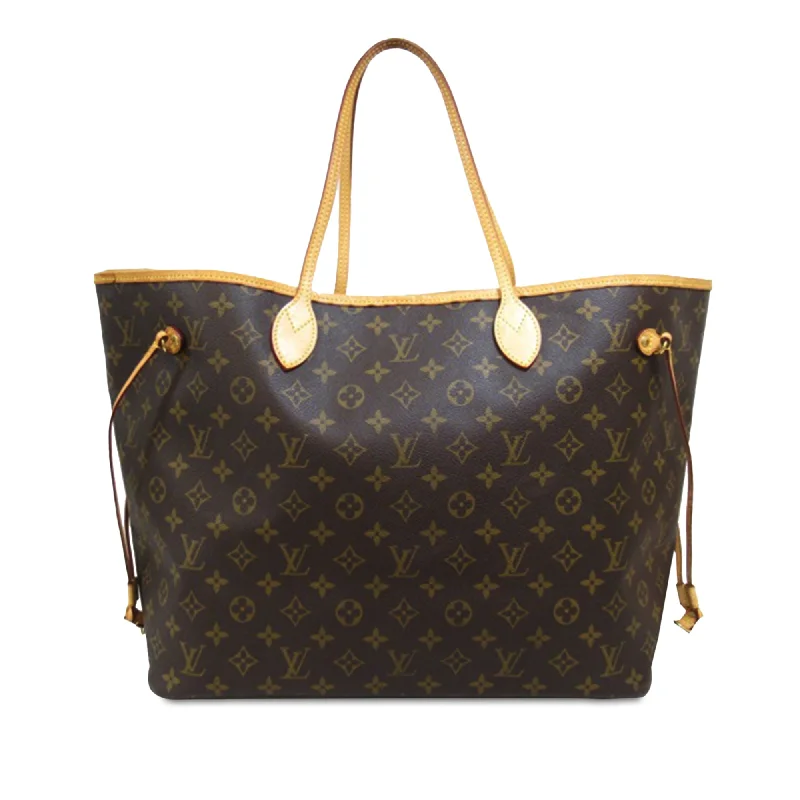 Brown Louis Vuitton Monogram Neverfull GM Tote Bag