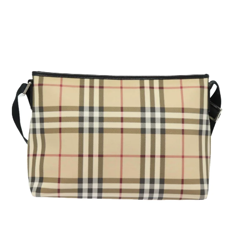 Burberry Nova Check  Canvas Shoulder Bag (Pre-Owned)