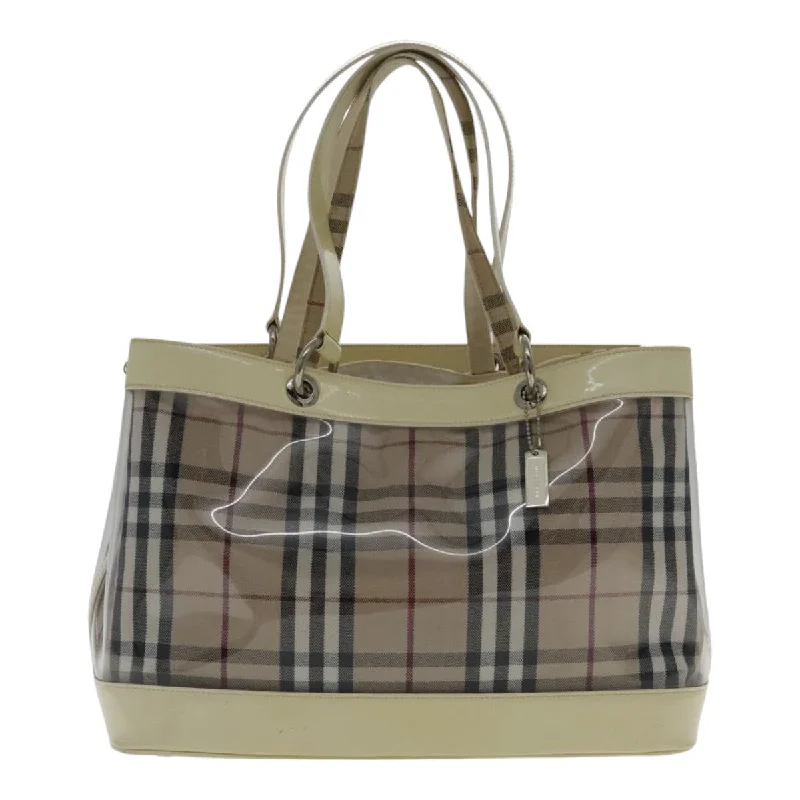 Burberry Nova Check  Vinyl Shoulder Bag (Pre-Owned)