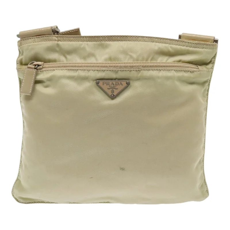 Prada Tessuto  Canvas Shoulder Bag (Pre-Owned)