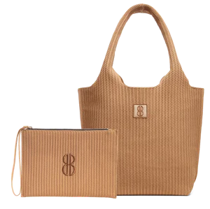 medium - Buckthorn Stripe Tote With Pouch