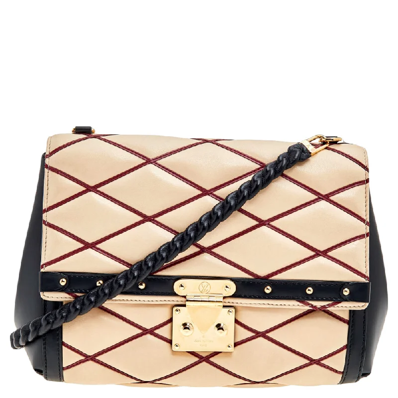 Louis Vuitton  Leather Malletage Pochette Flap Bag