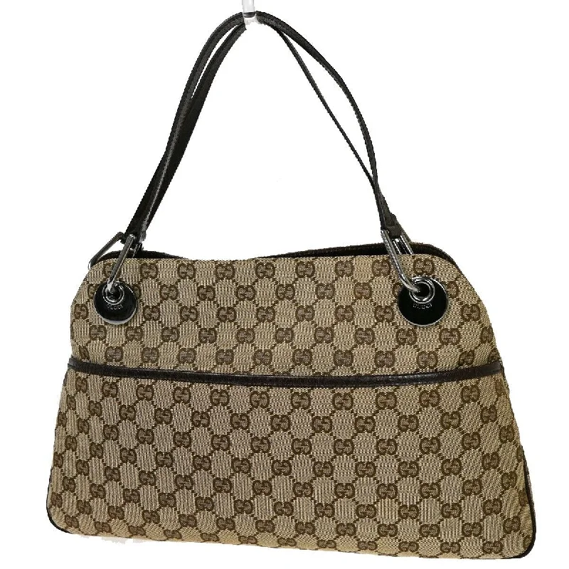 Gucci  Canvas Shoulder Bag (Pre-Owned)