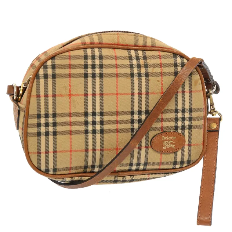 Burberry Nova Check  Synthetic Shoulder Bag (Pre-Owned)