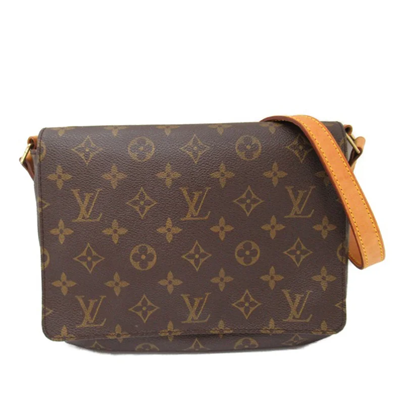 Brown Louis Vuitton Monogram Musette Tango Short Strap Shoulder Bag