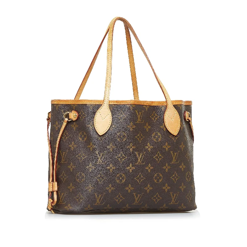 Brown Louis Vuitton Monogram Neverfull PM Tote Bag