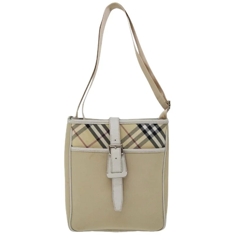 Burberry Nova Check  Canvas Shoulder Bag (Pre-Owned)