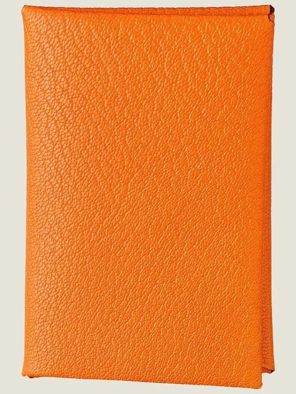 Calvi Wallet Calfskin Orange STK