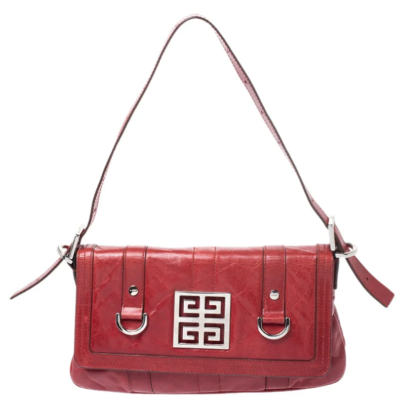 Givenchy Leather Logo Shoulder Bag