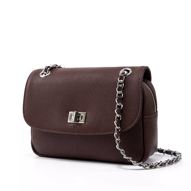 Flap Leather Shoulder Bag