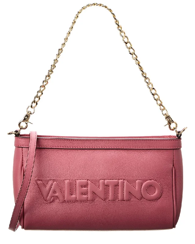 Valentino by Mario Valentino Celia Embossed Leather Shoulder Bag