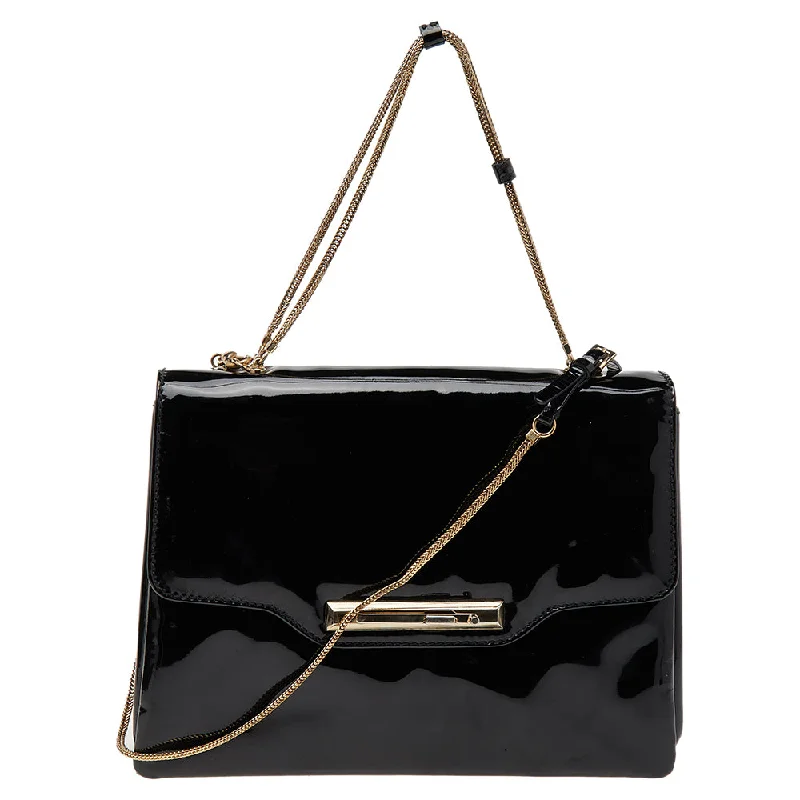 Valentino  Patent Leather Shoulder Bag