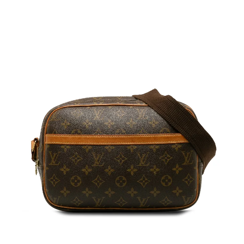 Brown Louis Vuitton Monogram Reporter PM Crossbody Bag