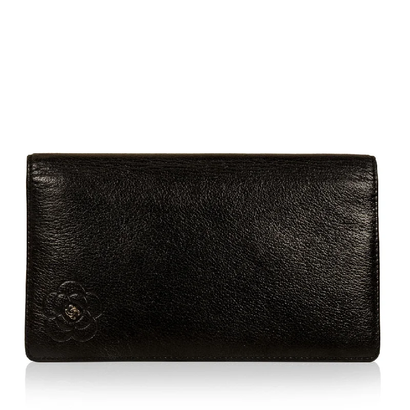 Camellia Flap Wallet