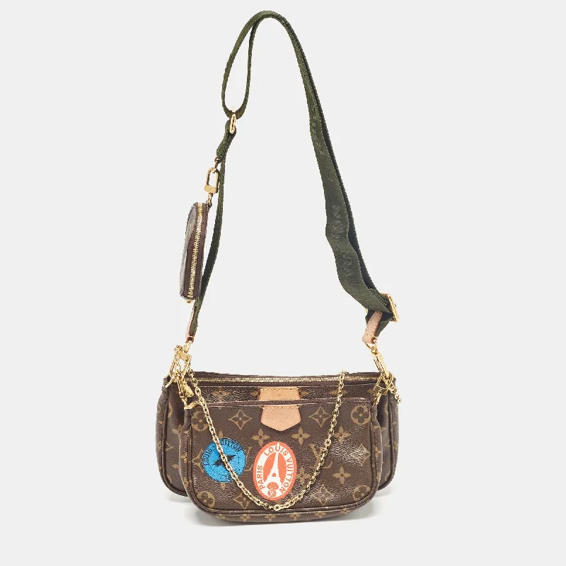 Louis Vuitton Khaki Monogram Canvas My Lv World Tour Multi Pochette Accessoires