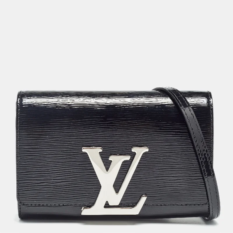 Louis Vuitton Black Electric Epi Leather Louise Pm Bag