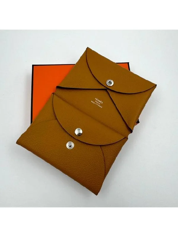 Calvi Duo Snap Card Wallet Caramel H085238