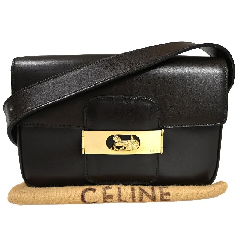 Céline Horse Carriage  Leather Shoulder Bag (Pre-Owned)