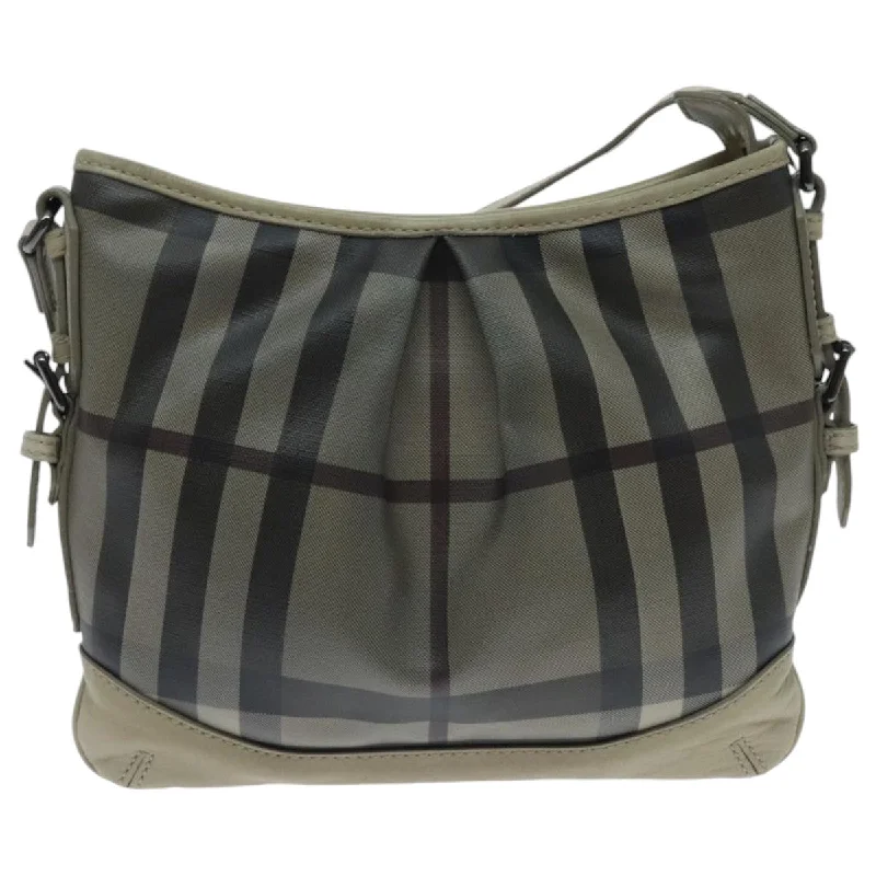 Burberry Stripe  Canvas Shoulder Bag (Pre-Owned)