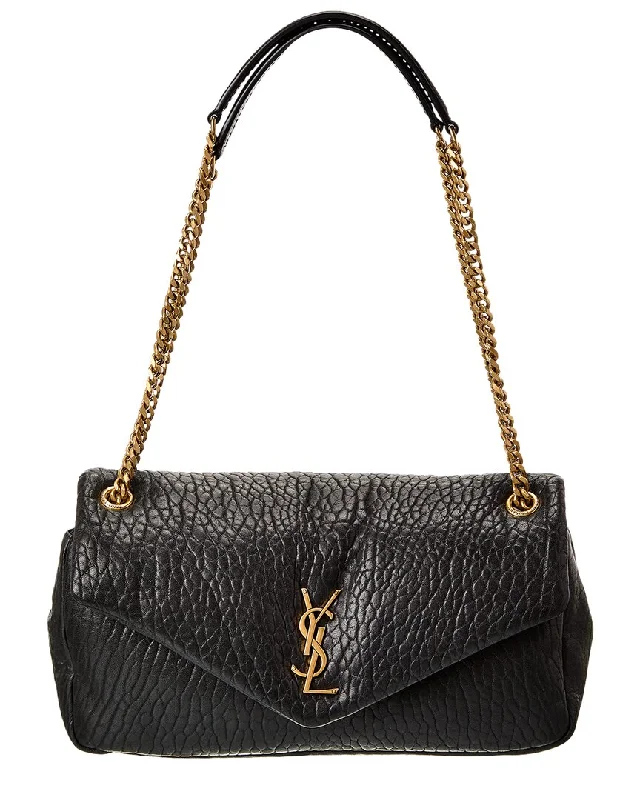 Saint Laurent Calypso Medium Leather Shoulder Bag