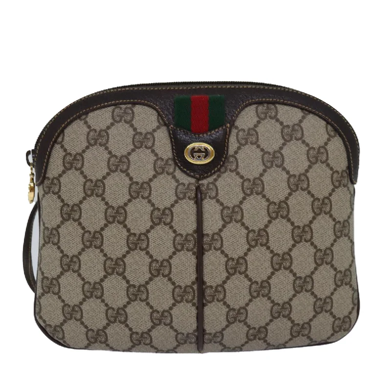 Gucci Ophidia  Canvas Shoulder Bag (Pre-Owned)