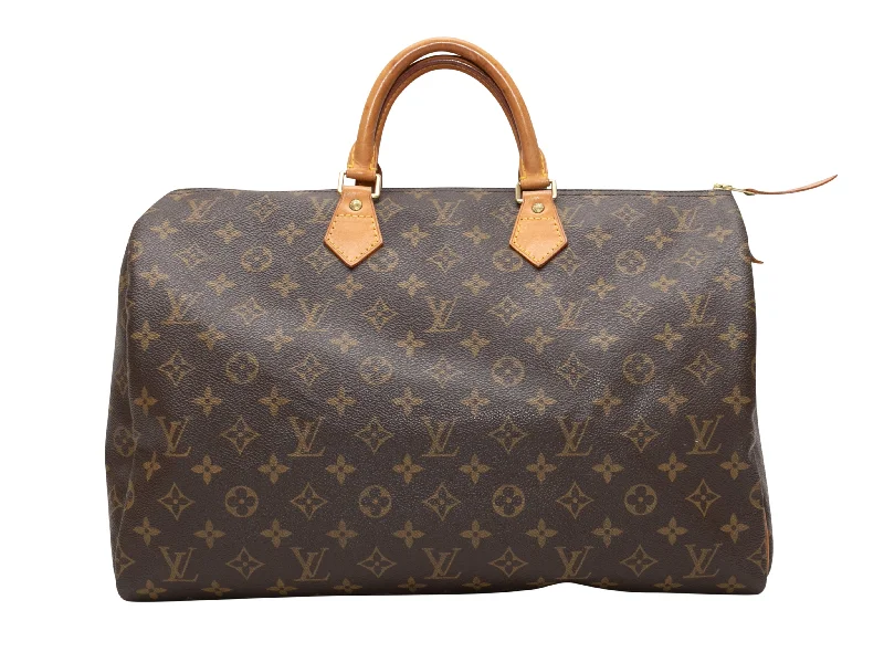 Brown Louis Vuitton Monogram Speedy 30