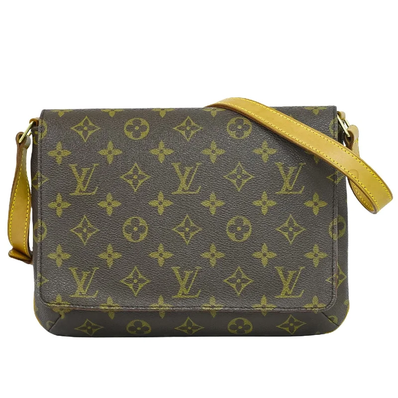 Louis Vuitton Musette Tango  Canvas Shoulder Bag (Pre-Owned)