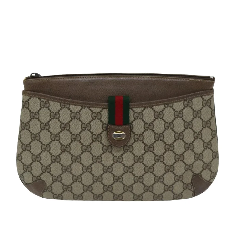 Gucci Ophidia  Canvas Shoulder Bag (Pre-Owned)