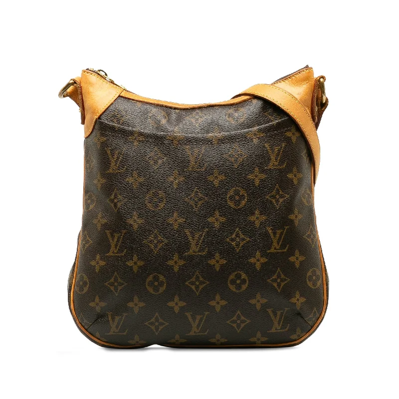 Brown Louis Vuitton Monogram Odeon MM Crossbody Bag