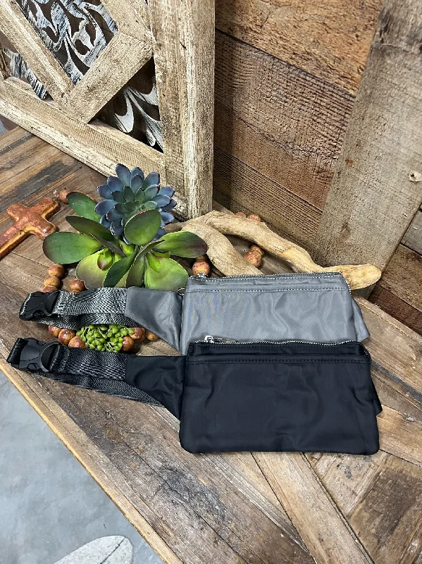 Multi Pocket Nylon Fanny Pack