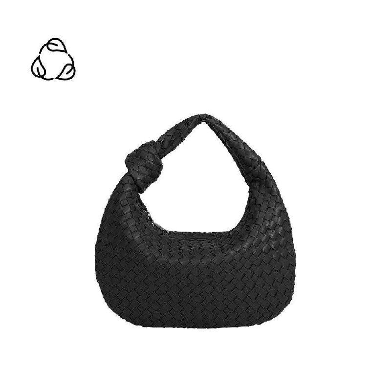 Drew Small Black Recycled Vegan Top Handle Bag