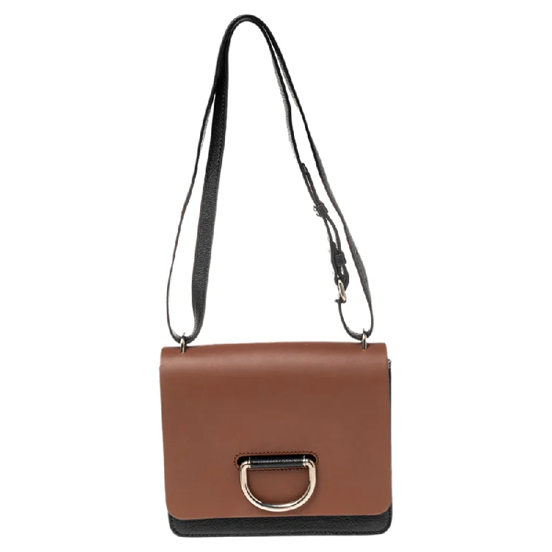 Burberry  Leather Small D-Ring Shoulder Bag