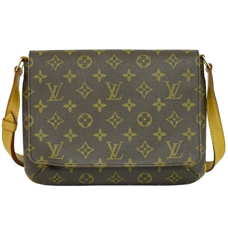 Louis Vuitton Musette Tango  Canvas Shoulder Bag (Pre-Owned)