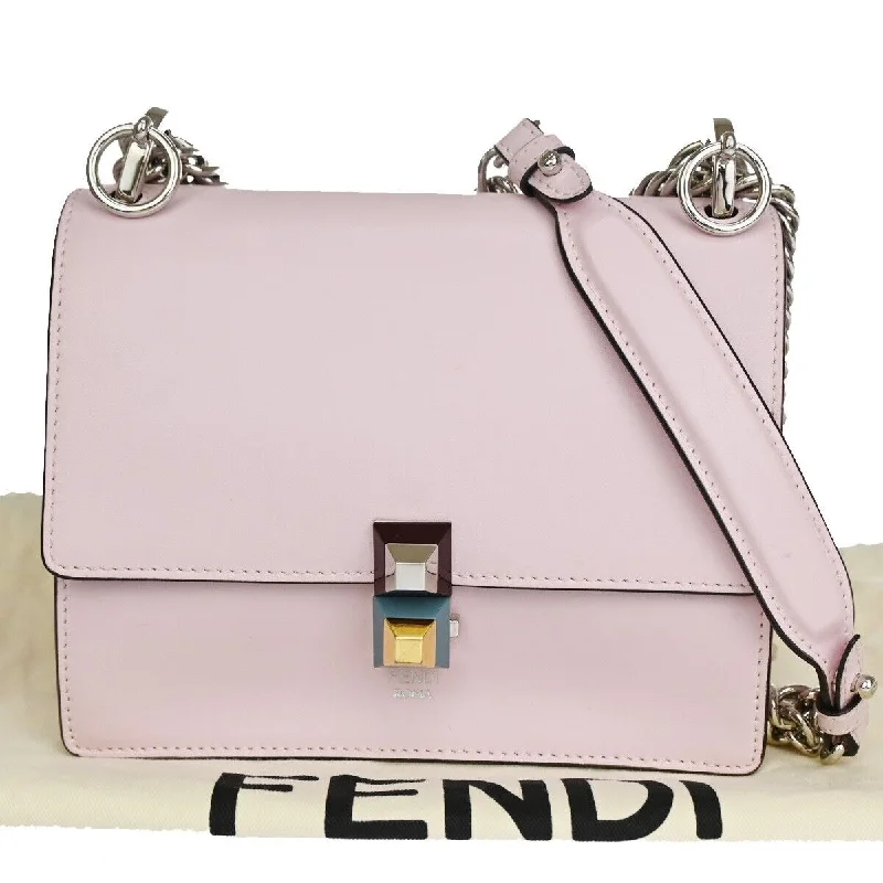 Fendi Kan I  Leather Shoulder Bag (Pre-Owned)