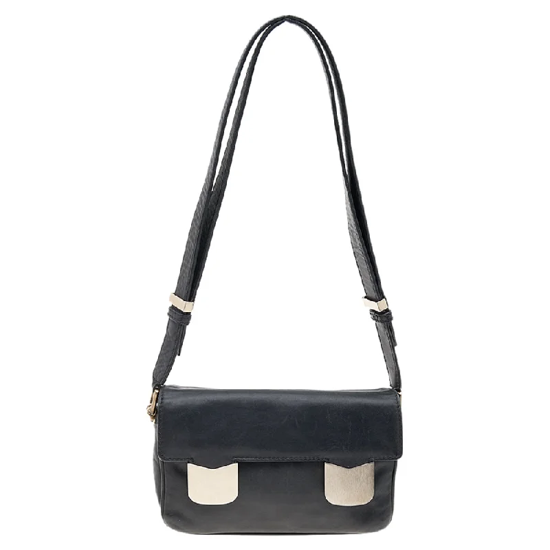 Valentino  Leather Flap Shoulder Bag