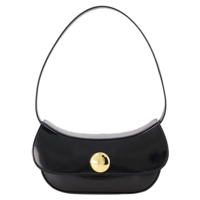 Small Hobo Shoulder Bag - Marni - Leather - Black