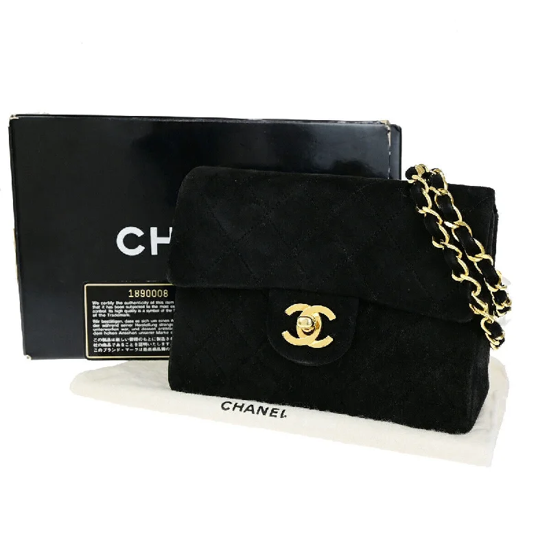 Chanel Flap Bag  Suede Shoulder Bag (Pre-Owned)