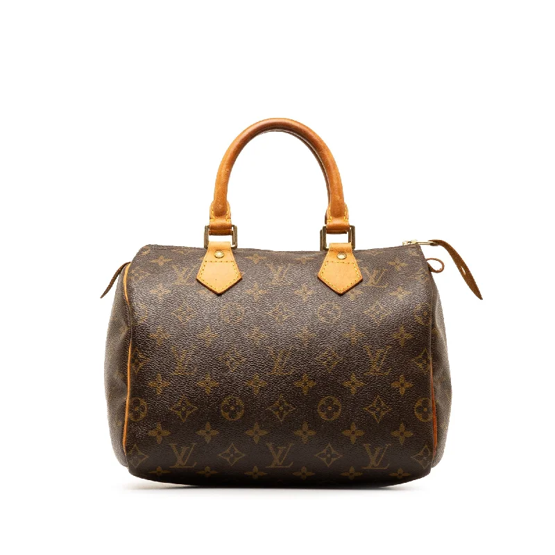 Brown Louis Vuitton Monogram Speedy 25 Boston Bag