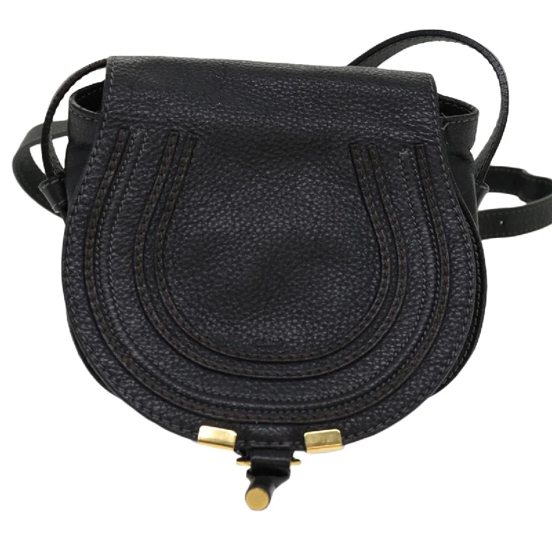 Chloé Marcie  Leather Shoulder Bag (Pre-Owned)