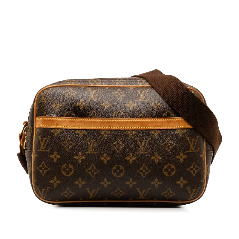 Brown Louis Vuitton Monogram Reporter PM Crossbody Bag