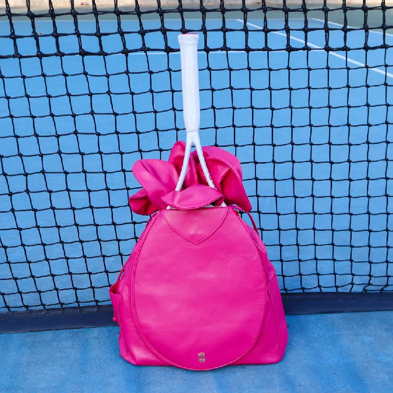 FUCHSIA TENNIS FLOWER BACKPACK