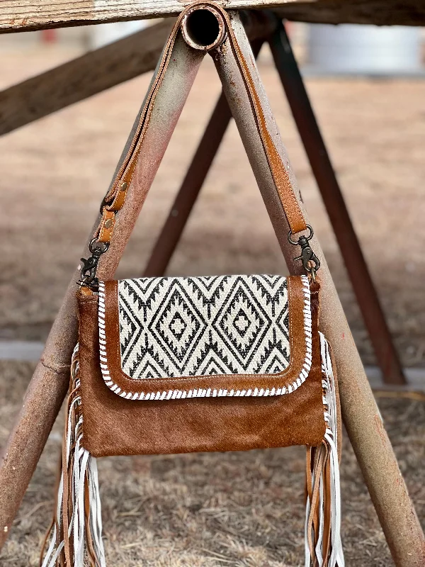 Wabi Sabi Fringe Crossbody Purse