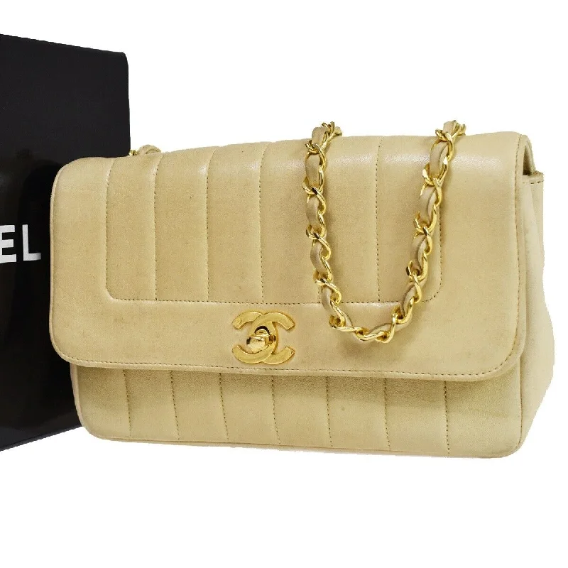 Chanel Mademoiselle  Leather Shoulder Bag (Pre-Owned)